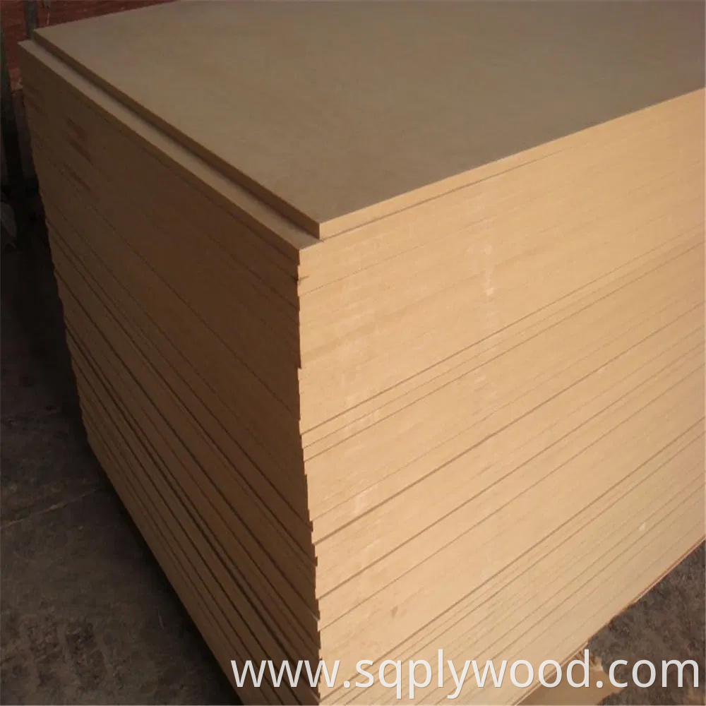 High Gloss 12mm 15mm 18mm White UV Melamine MDF Board for Furniture